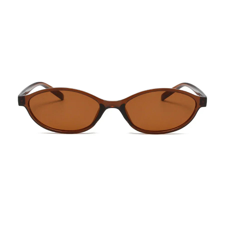 Retro Oval Cat Eye Sunglasses