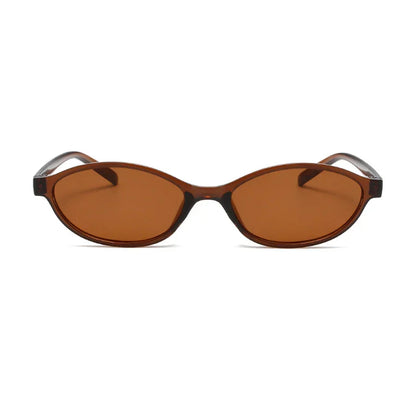 Retro Oval Cat Eye Sunglasses
